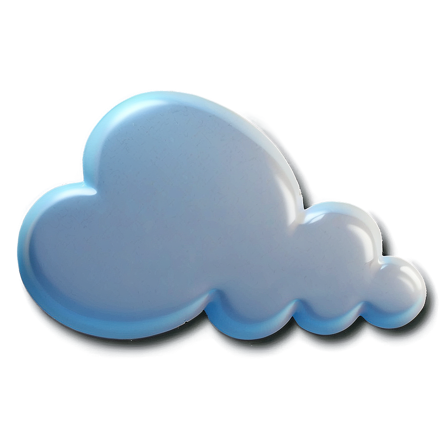 Cloud Emoji Png 6 PNG image