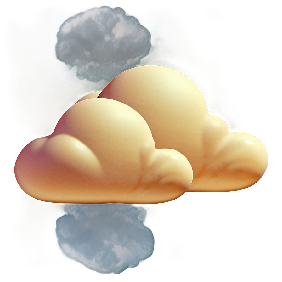 Cloud Emoji Png 65 PNG image