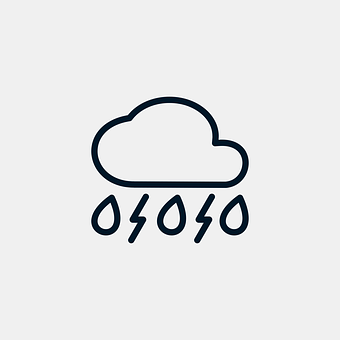 Cloud_ Icon_ With_ Lightning PNG image