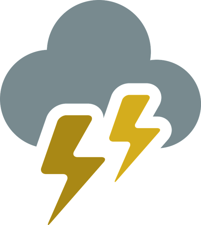 Cloud Lightning Icon PNG image