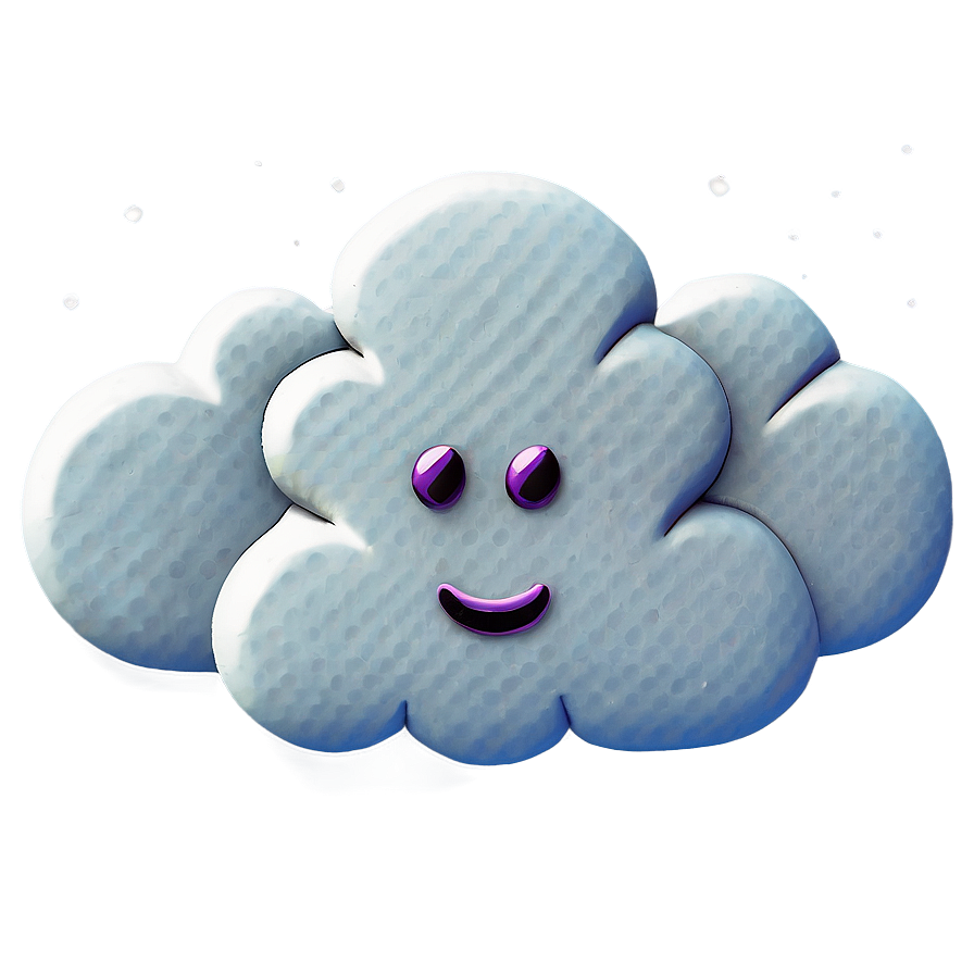 Cloud Thinking Emoji Png Shr PNG image