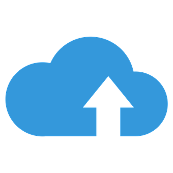 Cloud Upload Icon PNG image