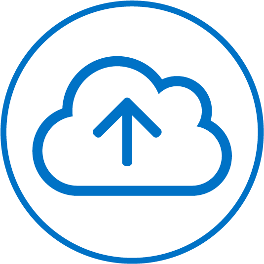 Cloud Upload Icon PNG image