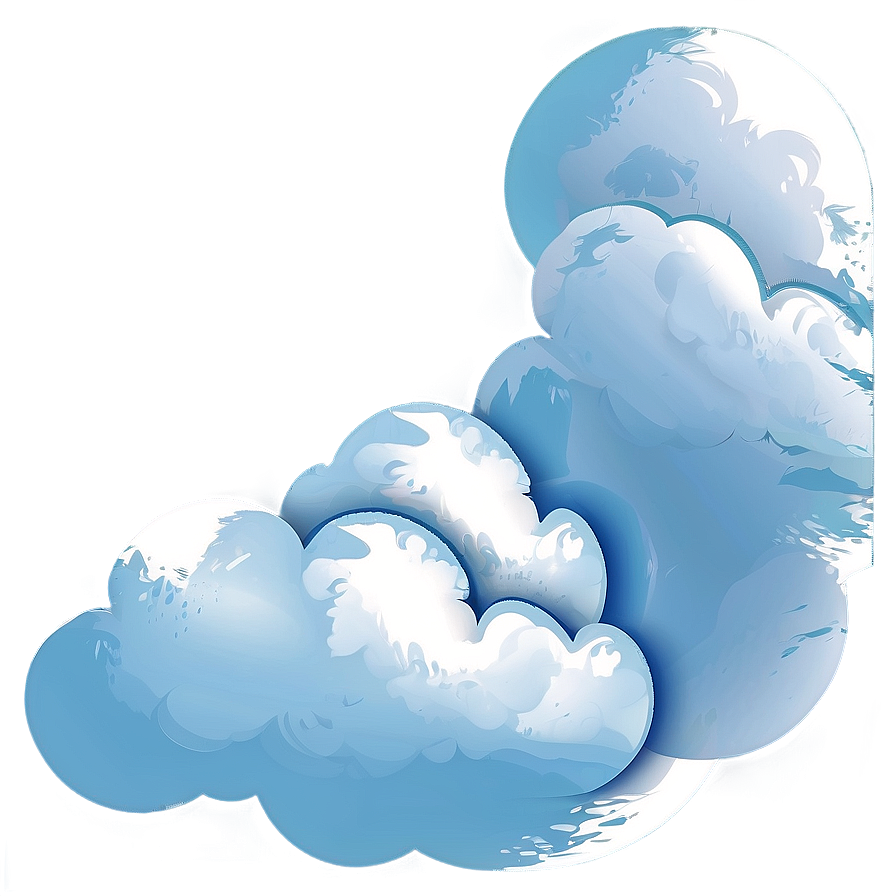 Cloud Vector B PNG image