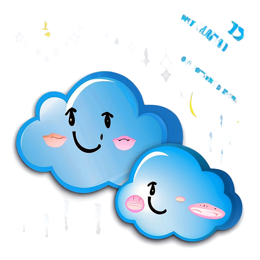 Cloud With Faces Clipart Png Kwj PNG image