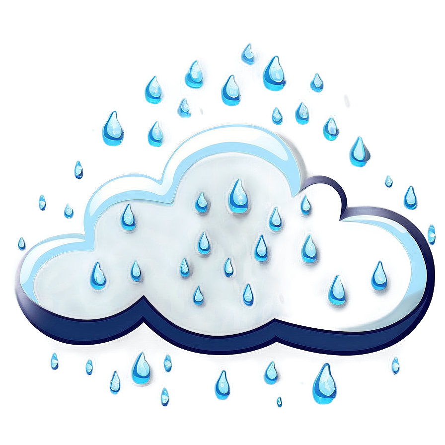 Cloud With Rain Clipart Png 05252024 PNG image