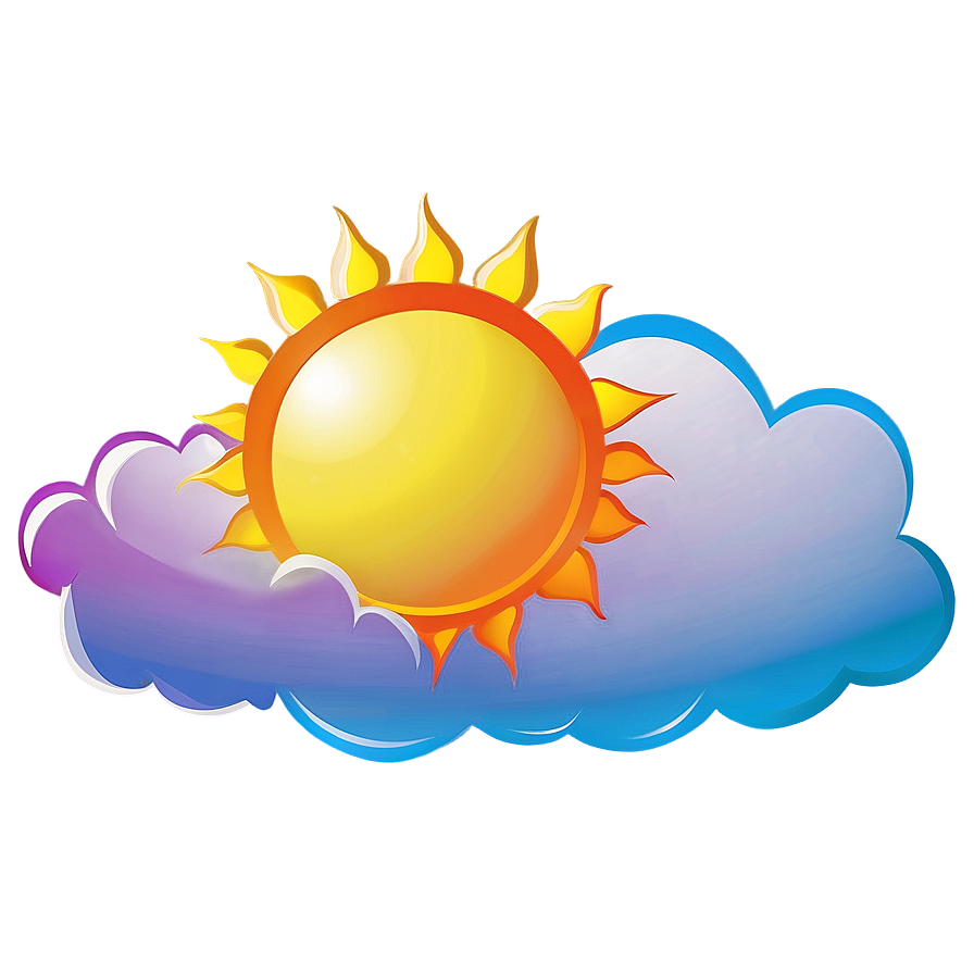 Cloud With Sun Png Fkt PNG image