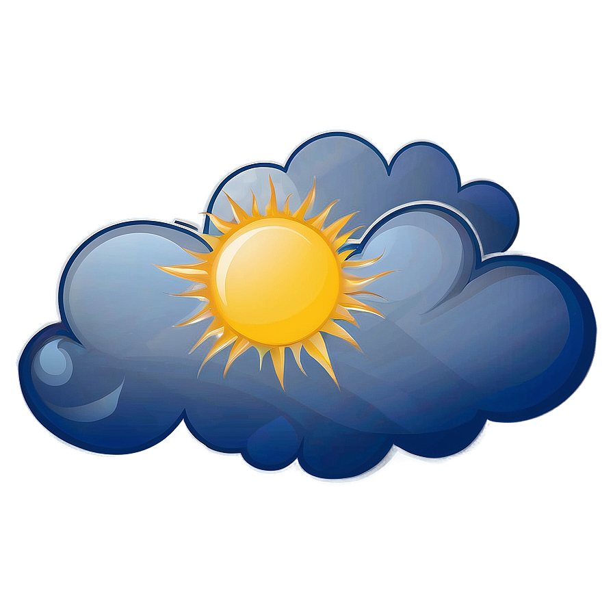 Clouds With Sun Png 04292024 PNG image