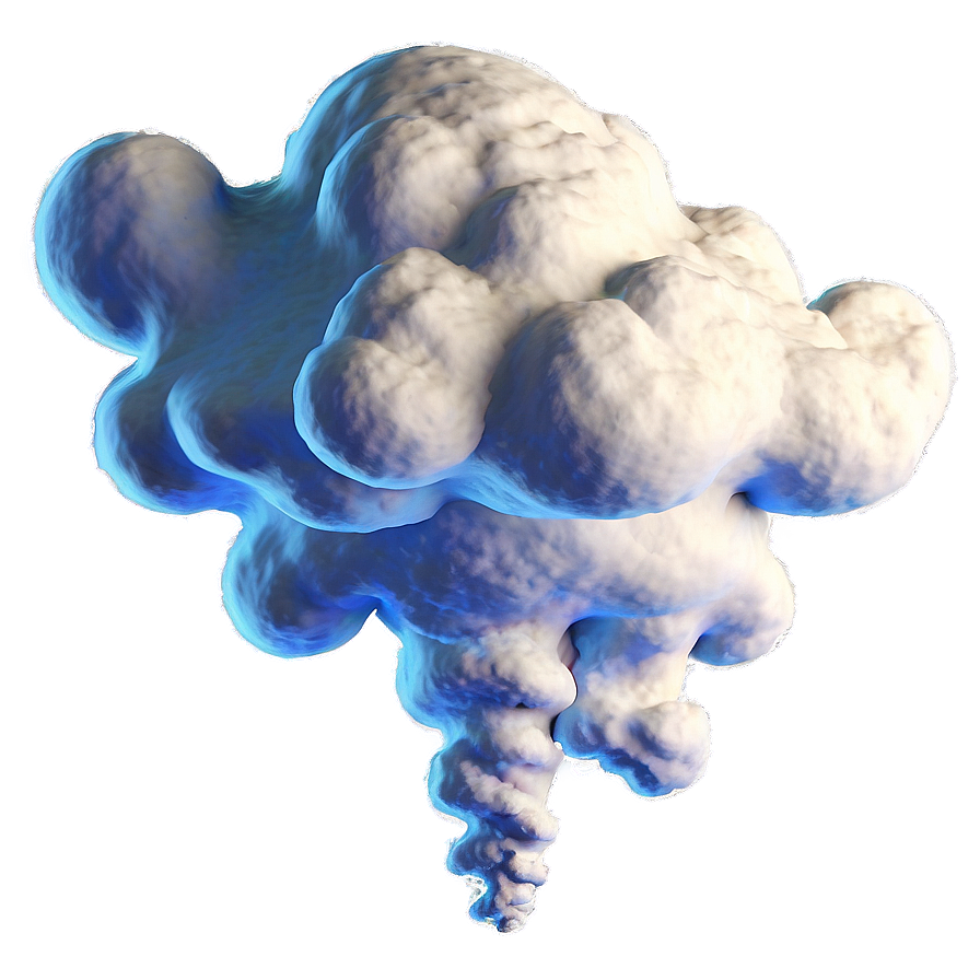 Cloudy C PNG image