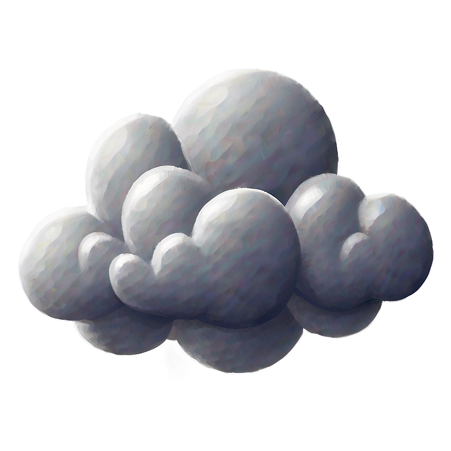 Cloudy D PNG image