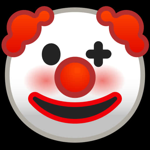 Clown Emoji Graphic PNG image