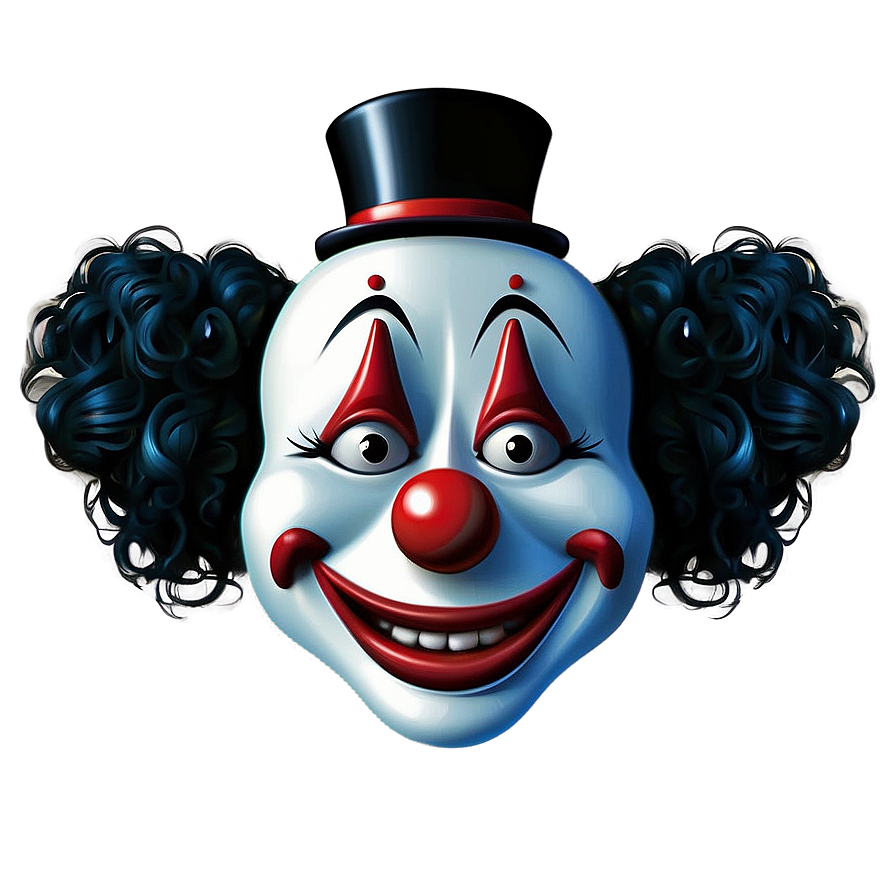 Clown Emoji Illustration Png Wcc55 PNG image