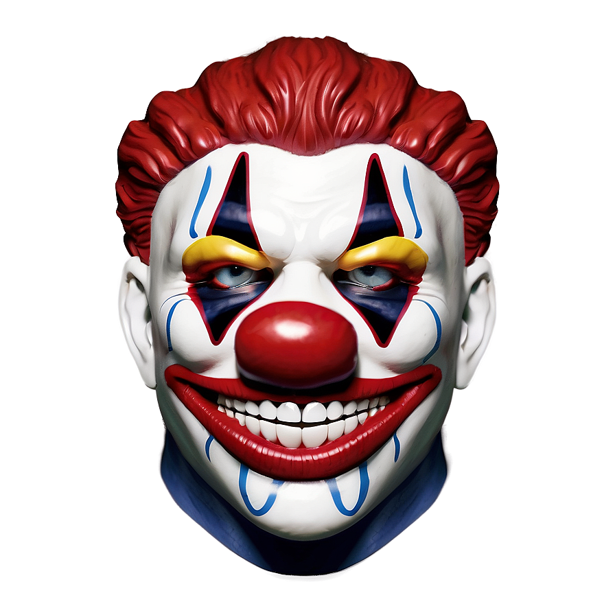 Clown Face Mask Graphic Png Onj53 PNG image