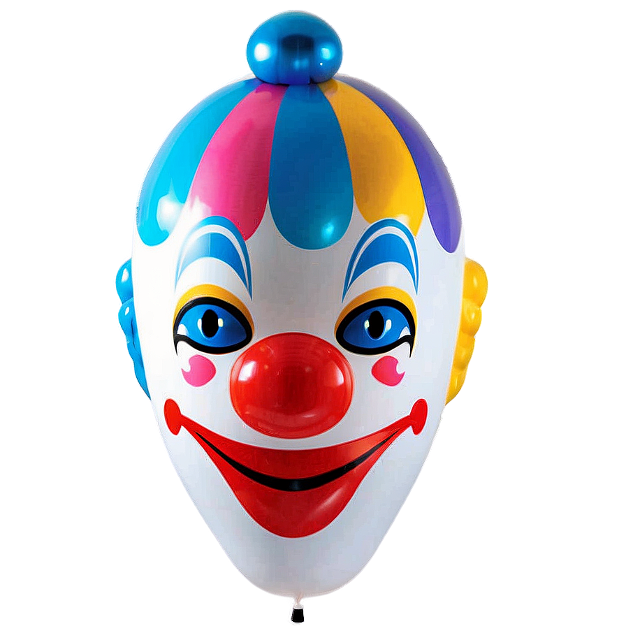 Clown Head Balloon Png 05242024 PNG image