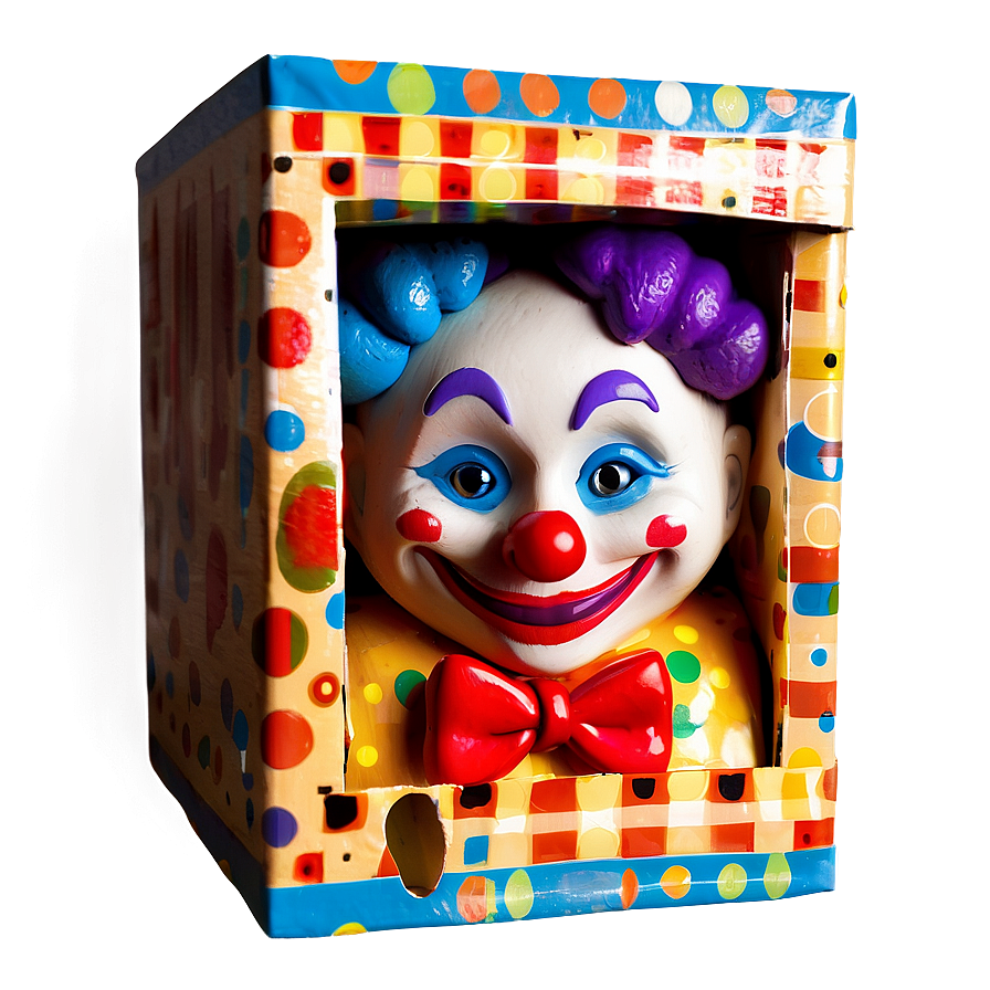 Clown In A Box Toy Png 94 PNG image