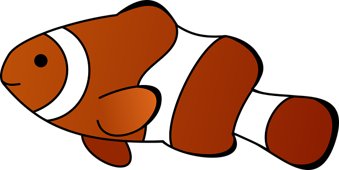 Clownfish_ Cartoon_ Vector PNG image