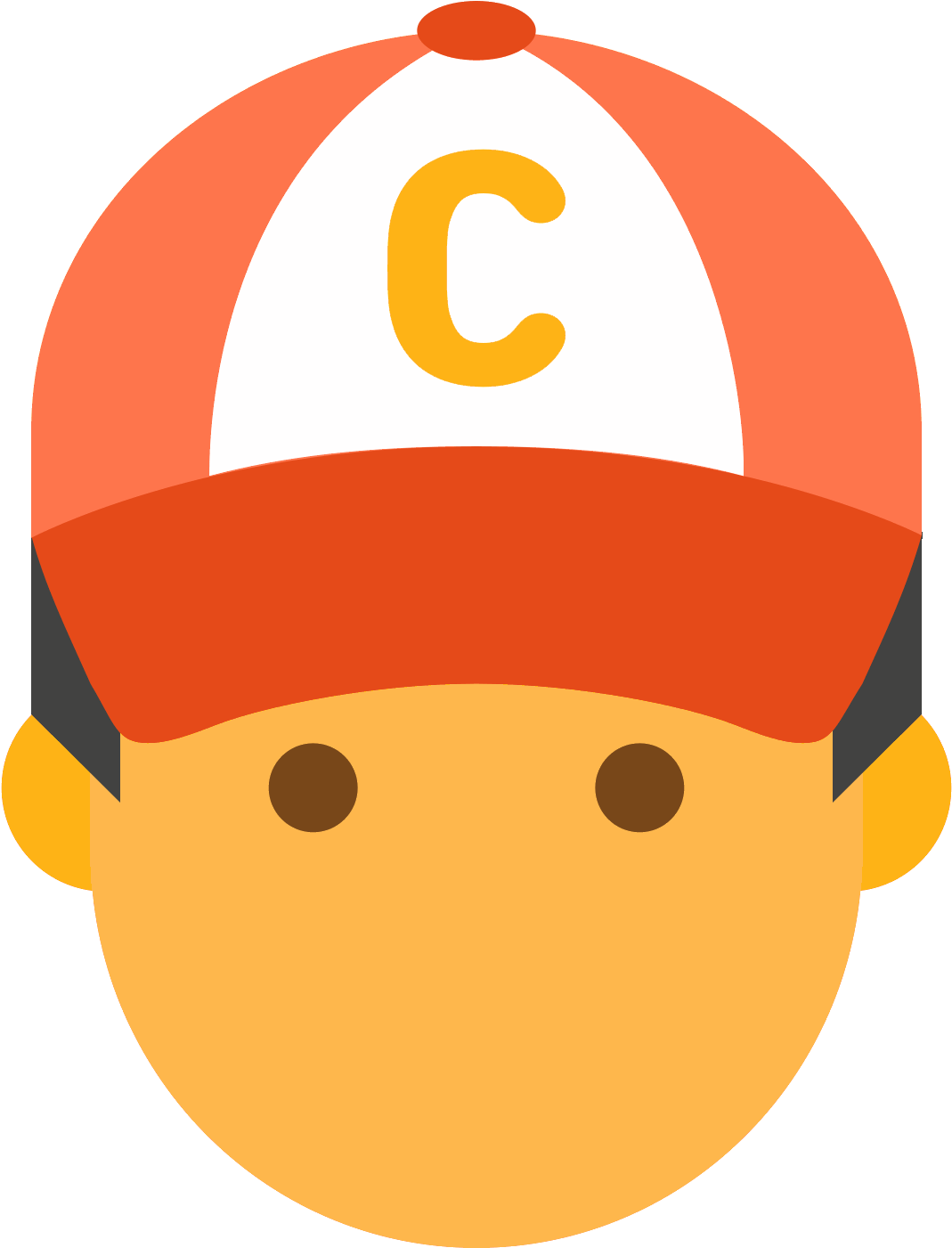 Coach Emoji Wearing Cap PNG image