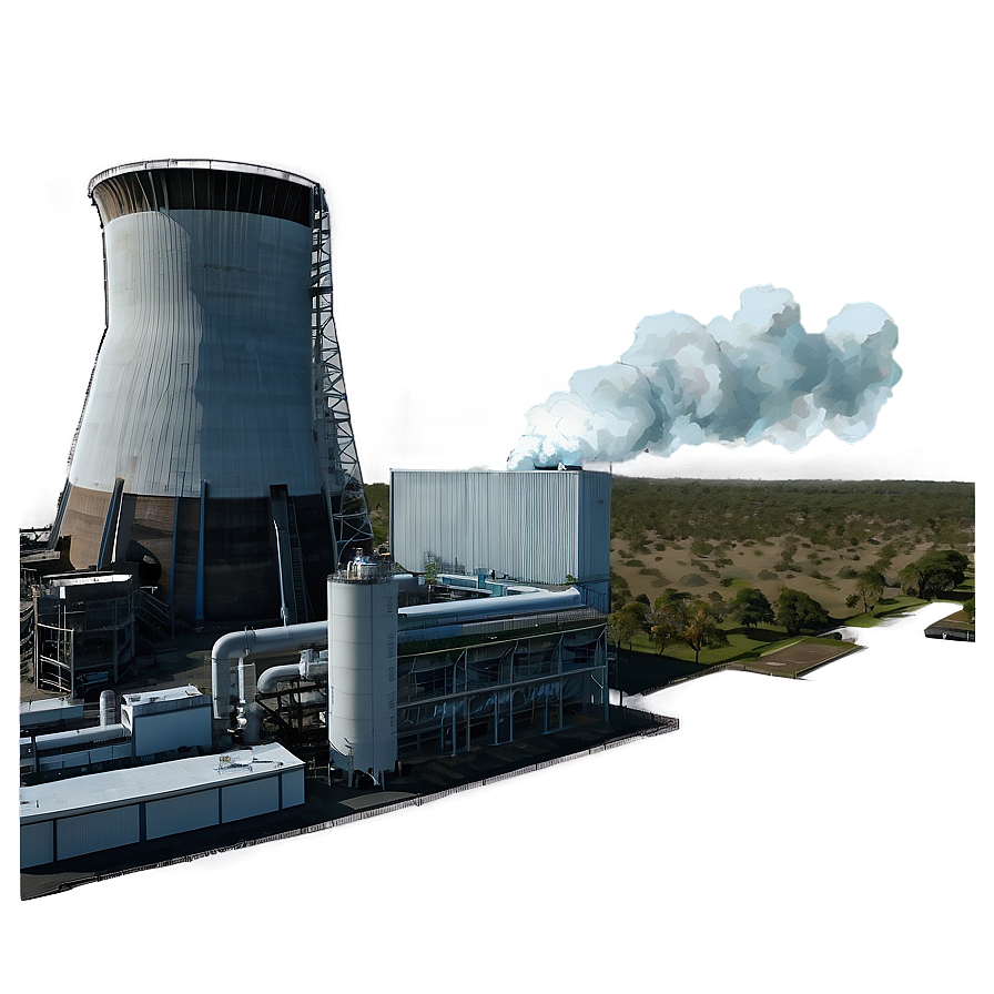 Coal Burning Power Station Png 68 PNG image