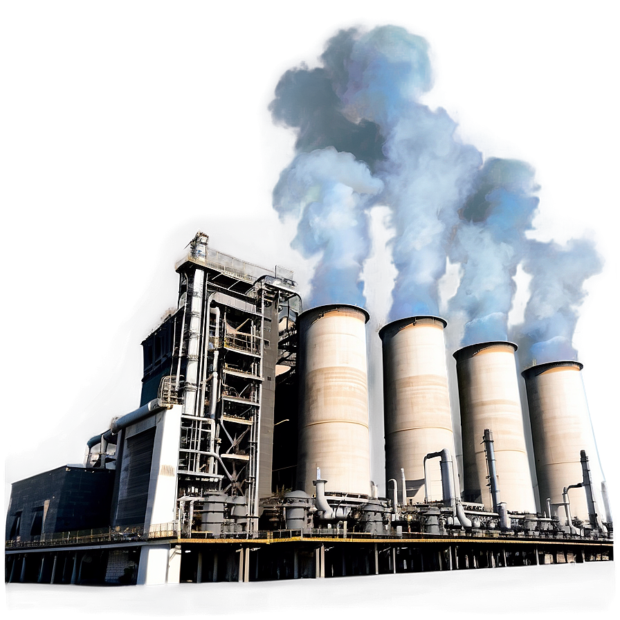 Coal Fired Power Station Png 06132024 PNG image