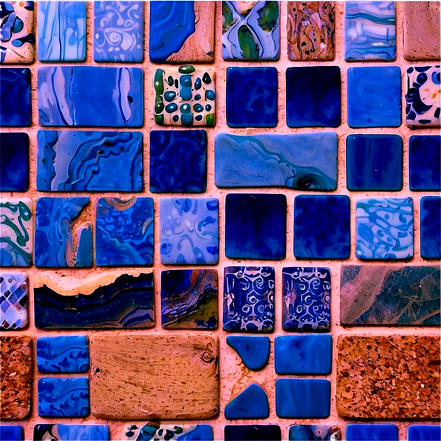 Coastal Blue Tile Floor Png 70 PNG image