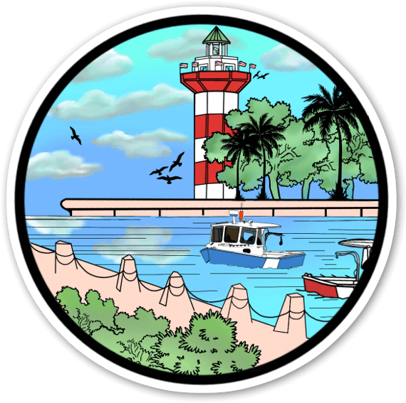 Coastal Lighthouse Scene PNG image