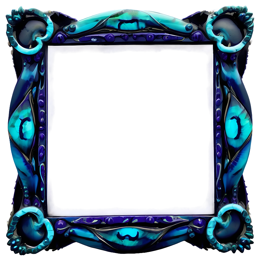 Coastal Mirror Frame Png 06212024 PNG image