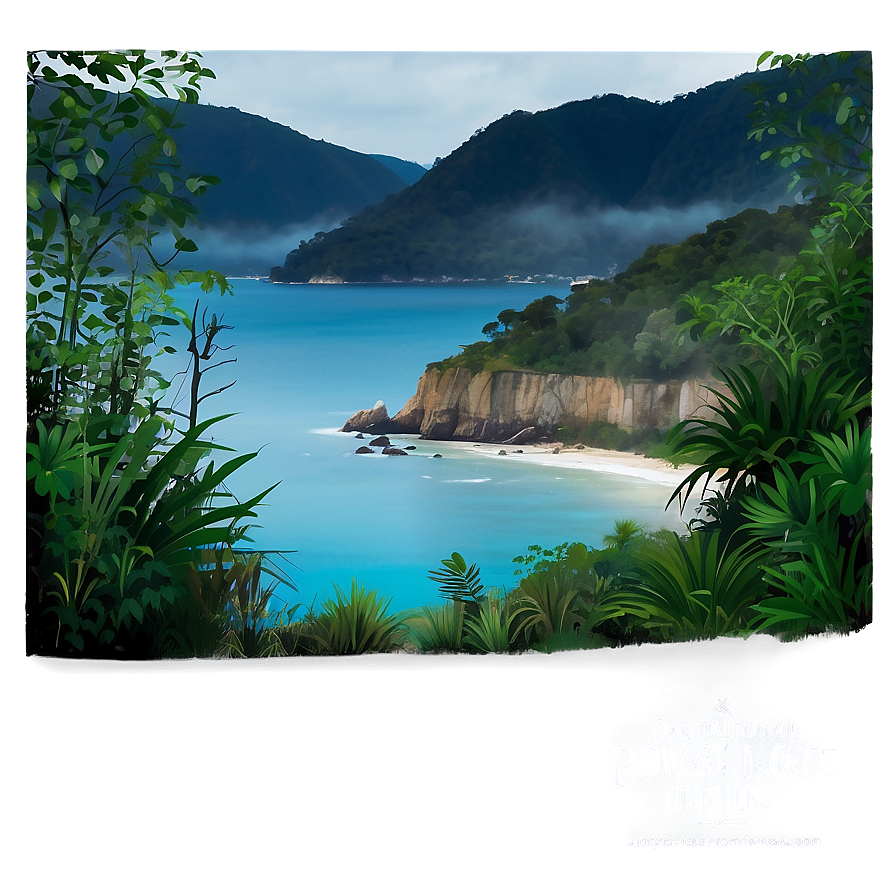 Coastal Mist Beauty Png 89 PNG image