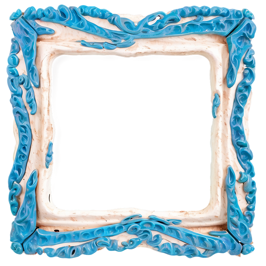 Coastal Style Picture Frame Png 05042024 PNG image