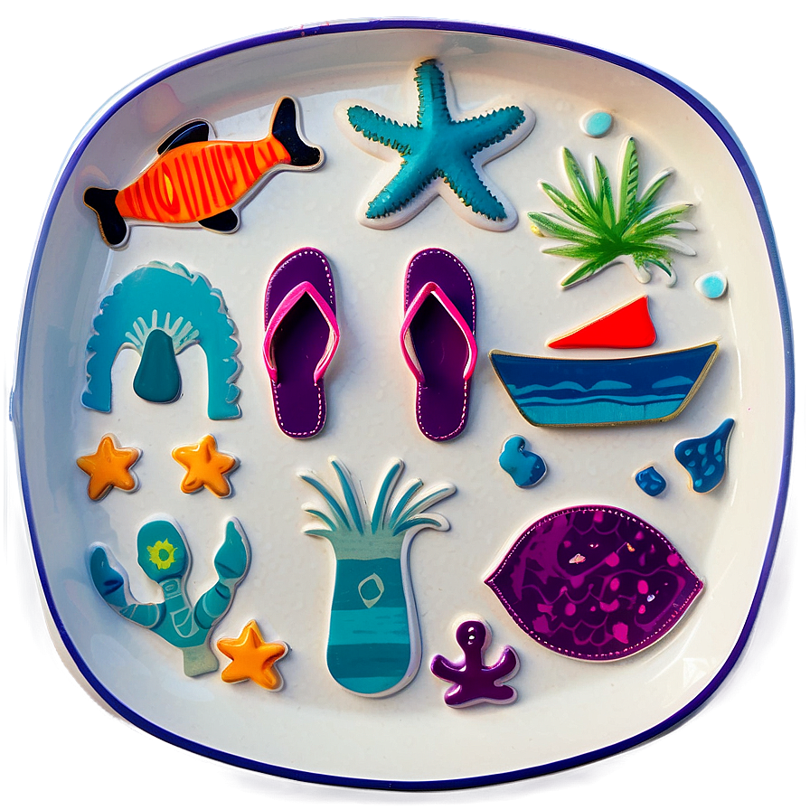 Coastal Themed Tray Png 77 PNG image