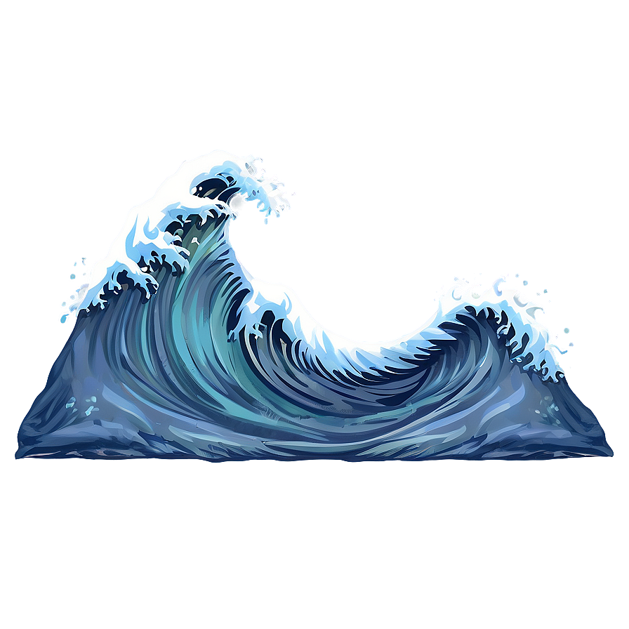 Coastal Tidal Wave Png 06252024 PNG image