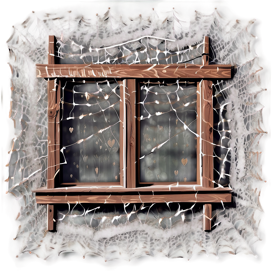 Cobweb Covered Window Png Pwo PNG image