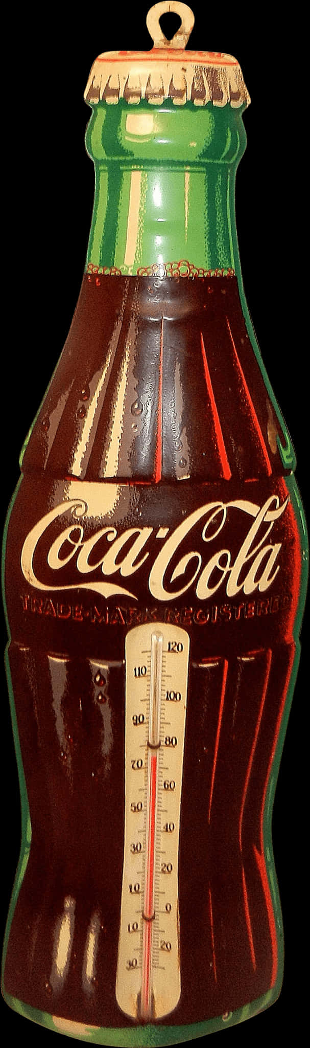 Coca Cola Bottle Thermometer PNG image