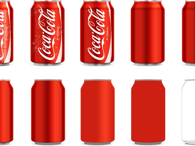 Coca Cola Can Progression PNG image