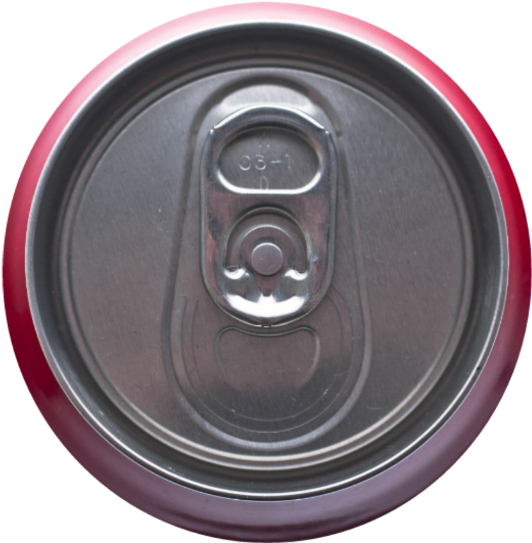 Coca Cola Can Top View PNG image
