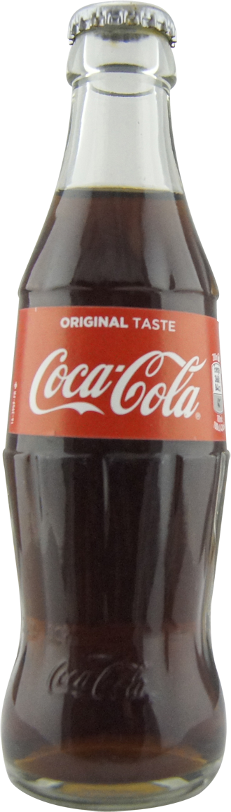Coca Cola Original Taste Bottle PNG image