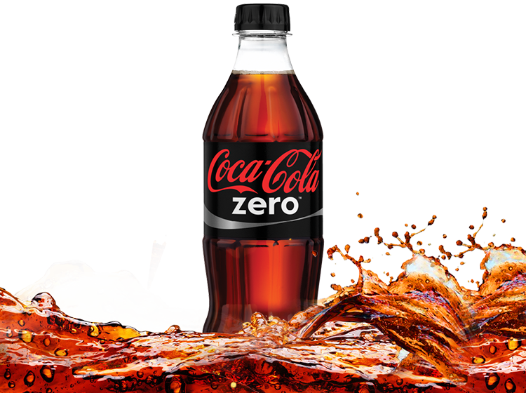Coca Cola Zero Splash PNG image