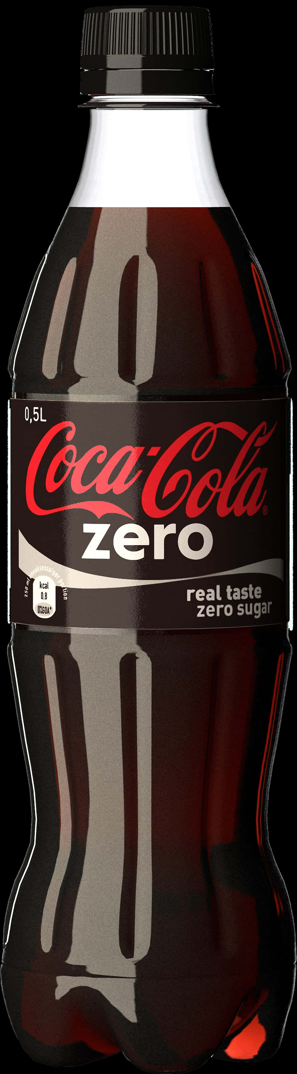 Coca Cola Zero Sugar Bottle PNG image