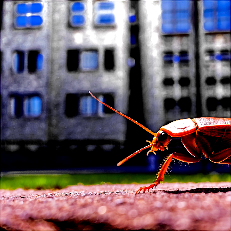 Cockroach In Urban Setting Png Uch34 PNG image