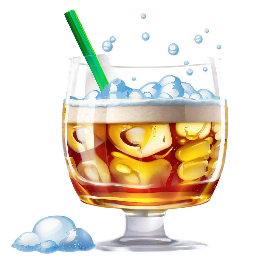 Cocktail Glass With Foam Png 76 PNG image