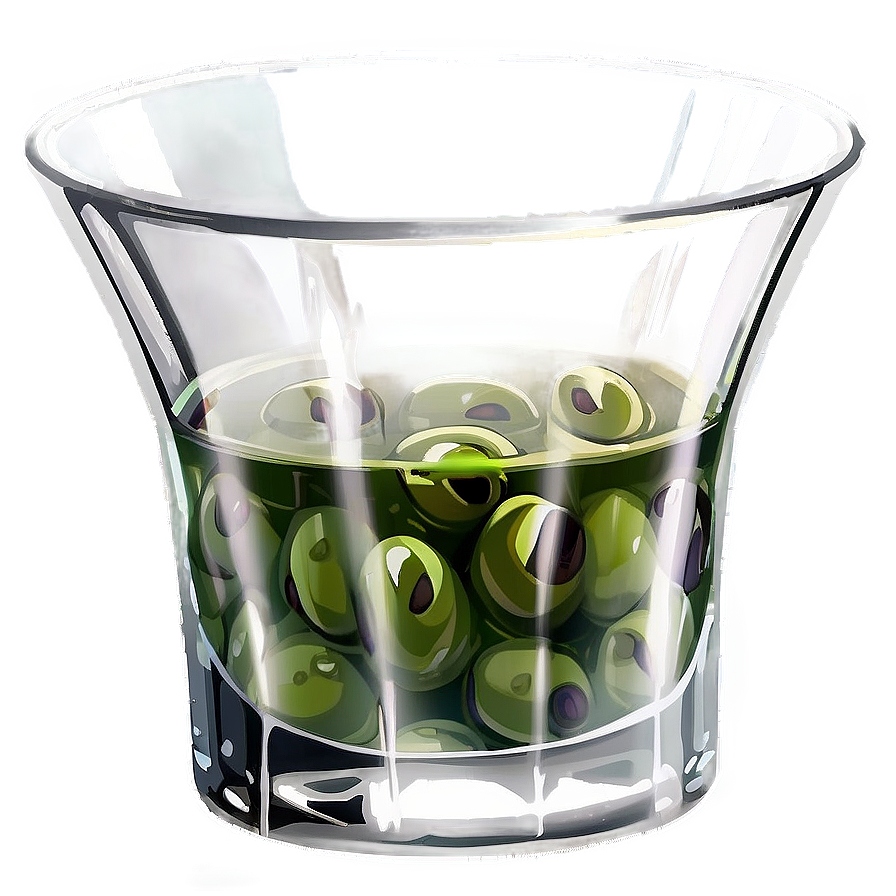 Cocktail Glass With Olive Png 20 PNG image