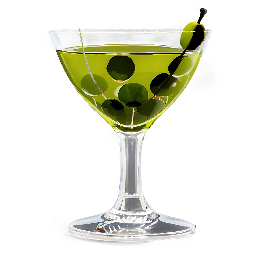 Cocktail Glass With Olive Png Bno PNG image