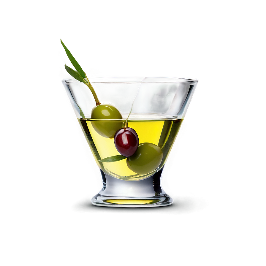 Cocktail Glass With Olive Png Odj PNG image