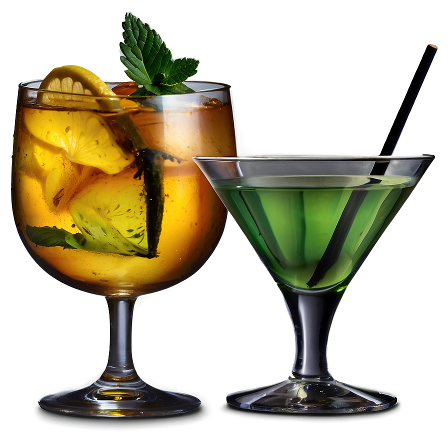 Cocktails A PNG image