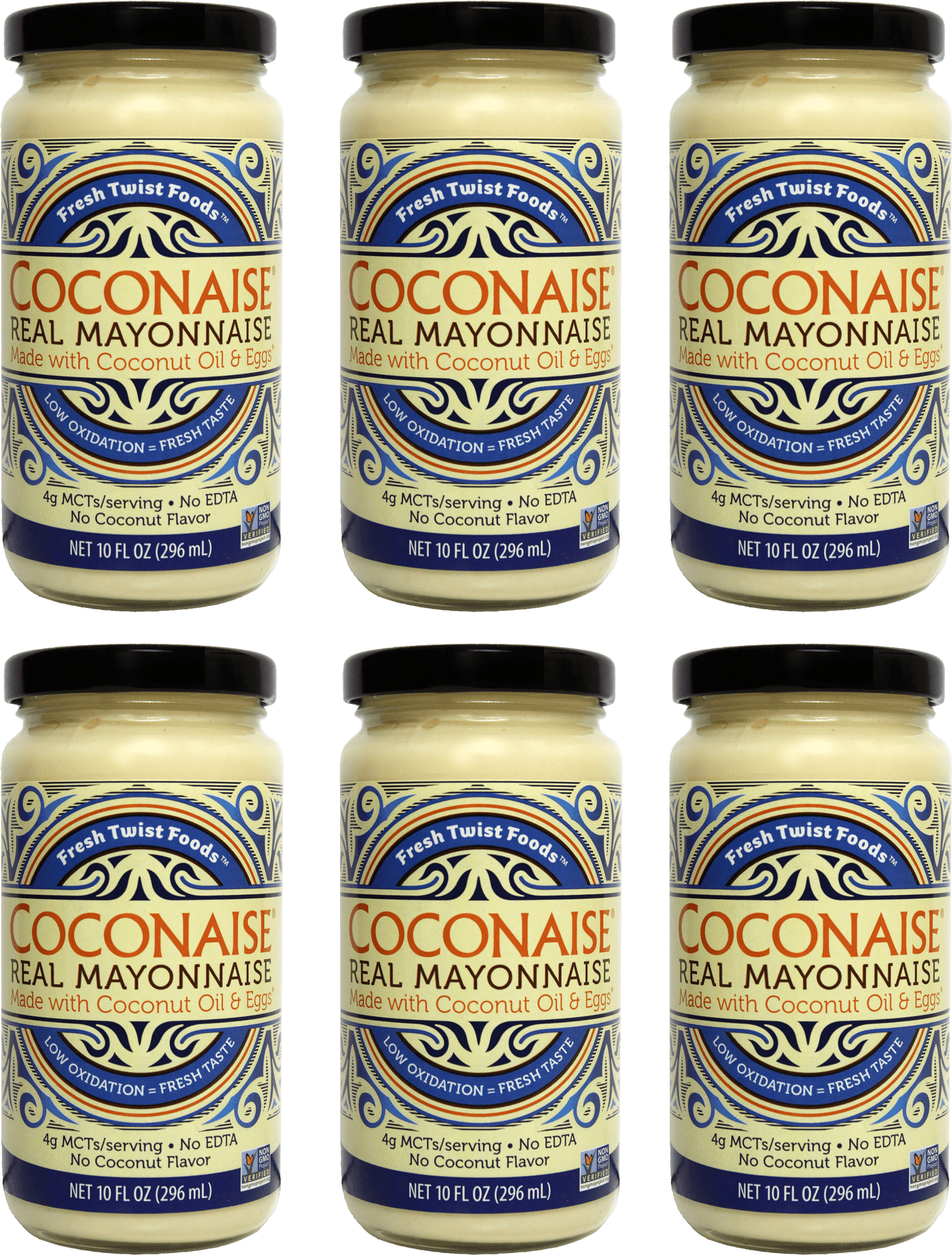 Coconaise Mayonnaise Jars PNG image