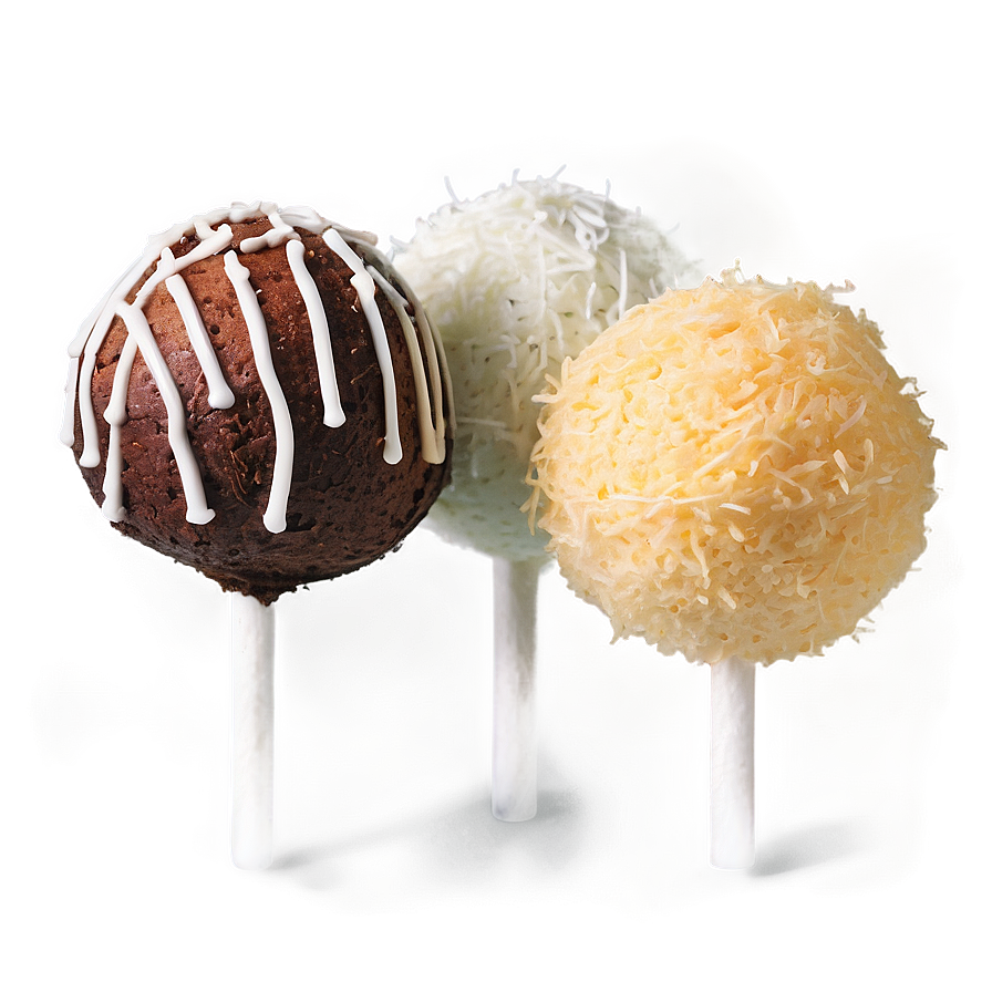 Coconut Cake Pops Png 43 PNG image