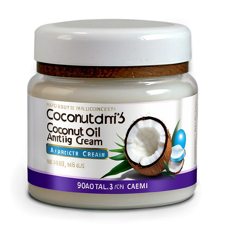 Coconut Oil Anti-aging Cream Png Jsu16 PNG image