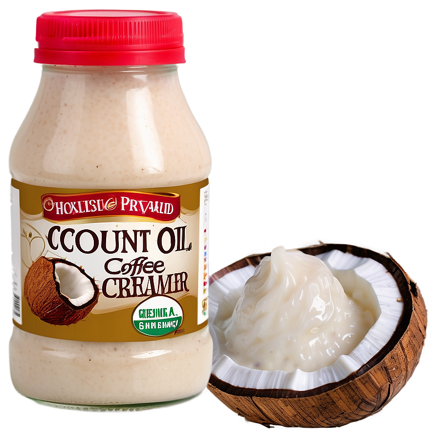 Coconut Oil Coffee Creamer Png 06262024 PNG image