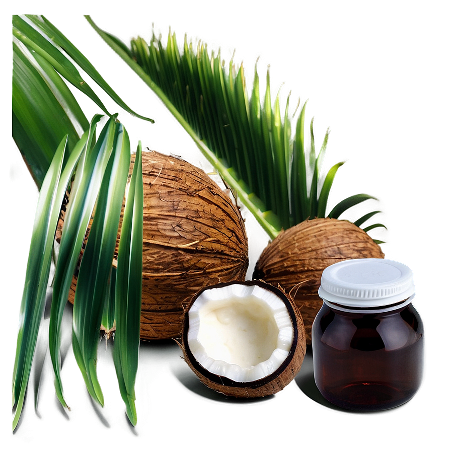 Coconut Oil Cooking Oil Png 06262024 PNG image