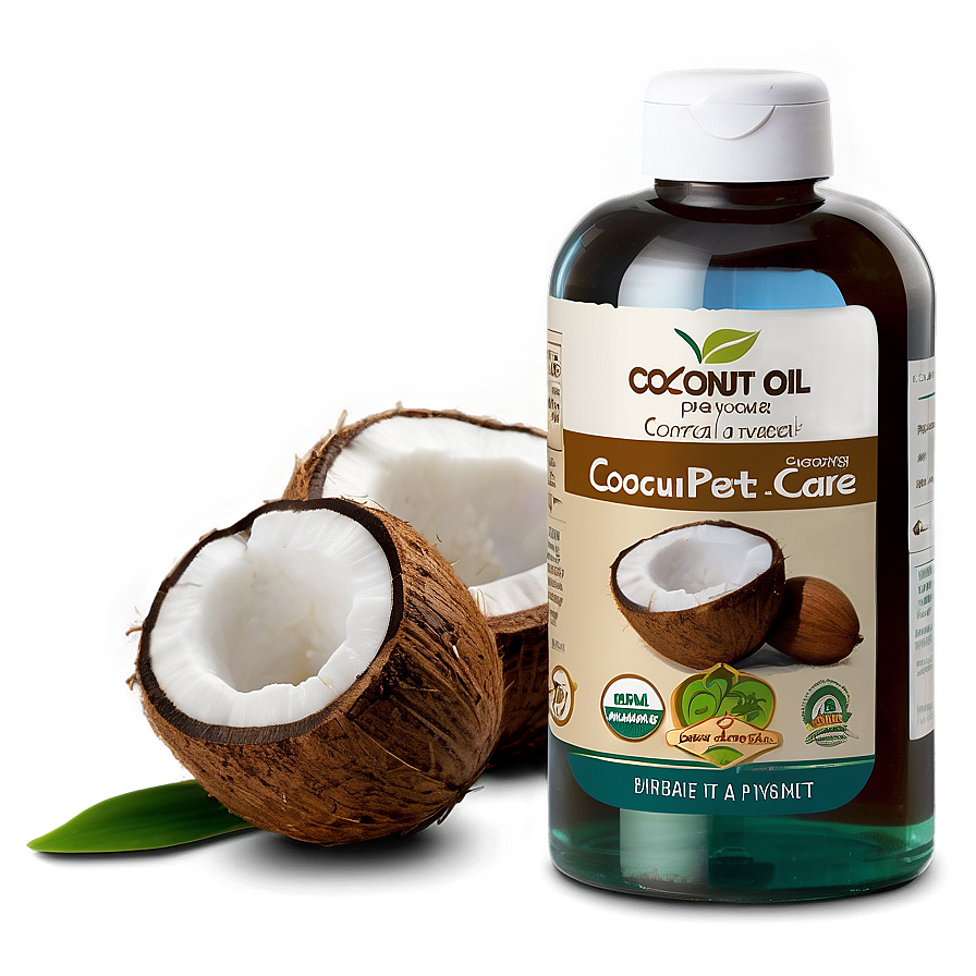 Coconut Oil Pet Care Png Uep PNG image