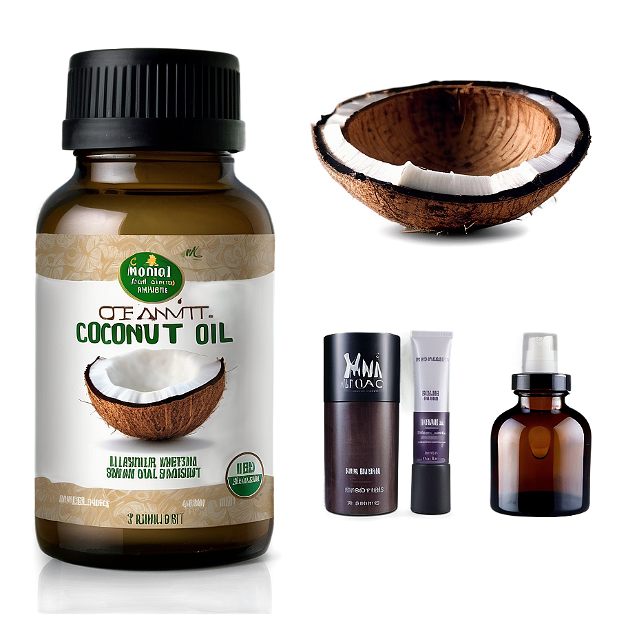 Coconut Oil Skin Care Png 10 PNG image